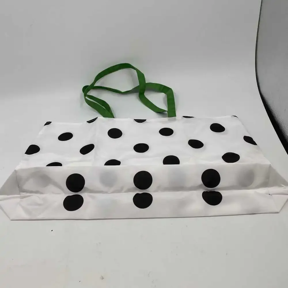 Kate Spade White Black Polka Dot Tote | OS Regular Polyester